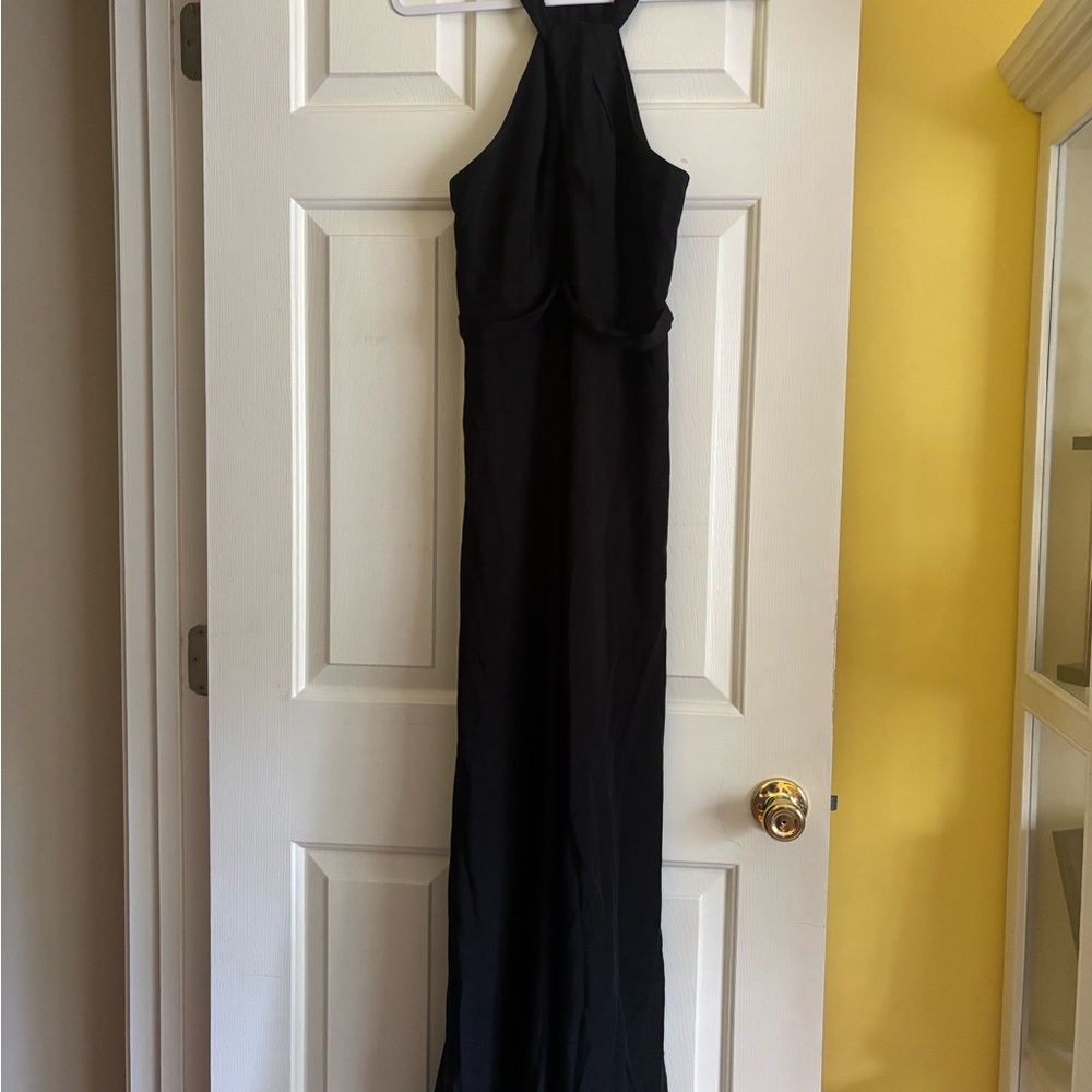 J. Crew Black Halter Maxi Gown for Weddings